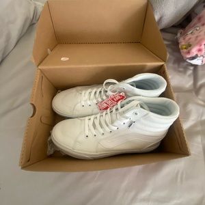 BRAND NEW high top white vans